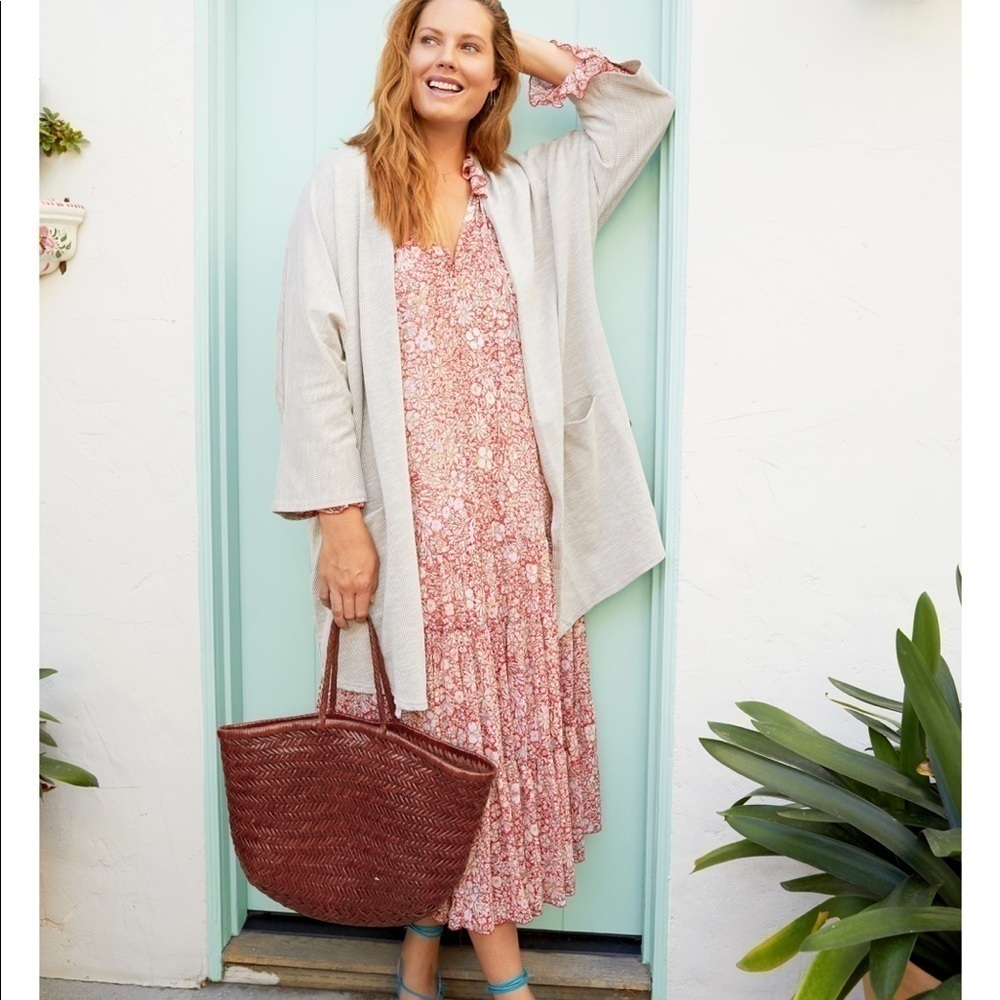 Versatile Open Boho Minimalist Coastal Neutral Colors Cardigan One Size